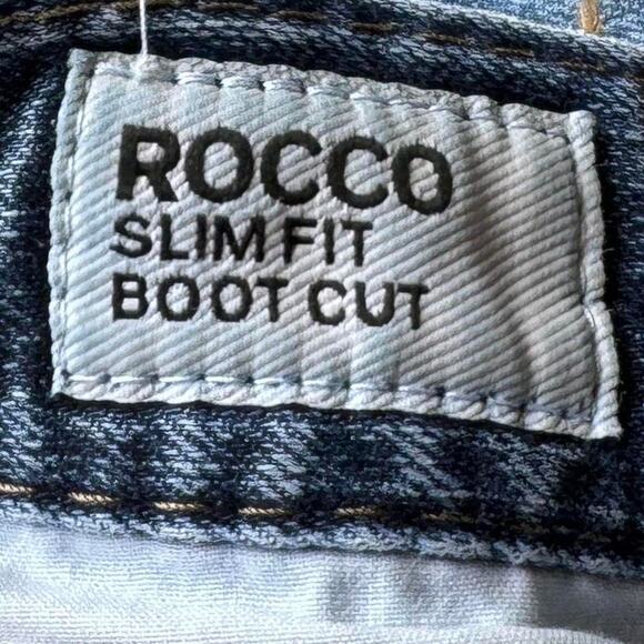 Vintage Y2K Express Jeans Embroidered Graphic Grunge Opium Denim Jeans - Picture 5 of 6